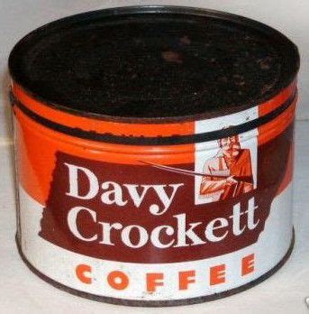 vintage davy crockett coffee can